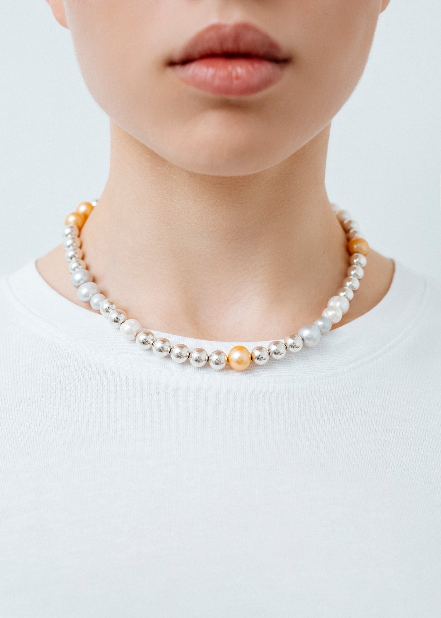 Silver Mix Necklace