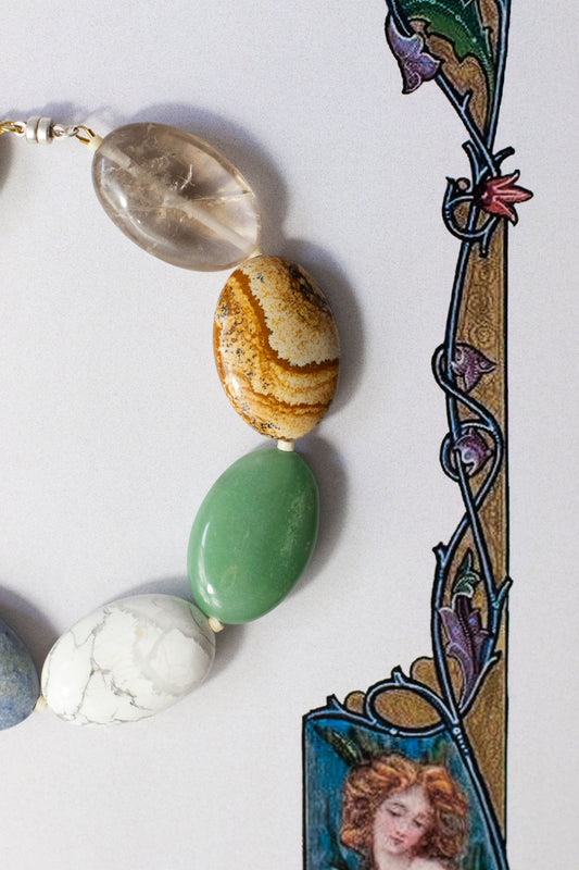 Big stone necklace