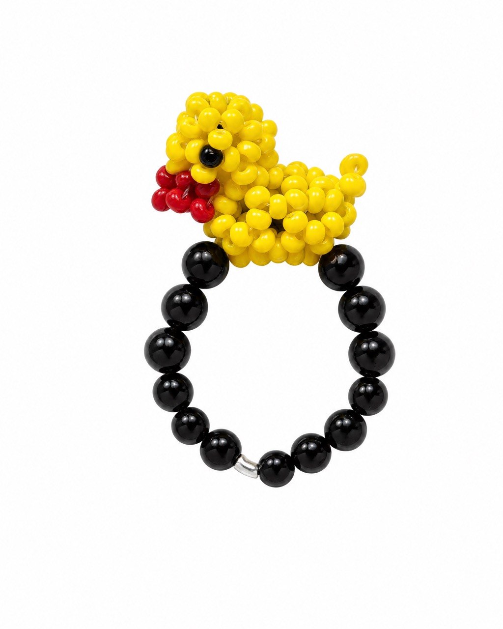 Buck yellow onyx ring