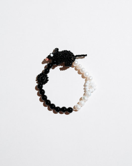 B&W Mouse Bracelet