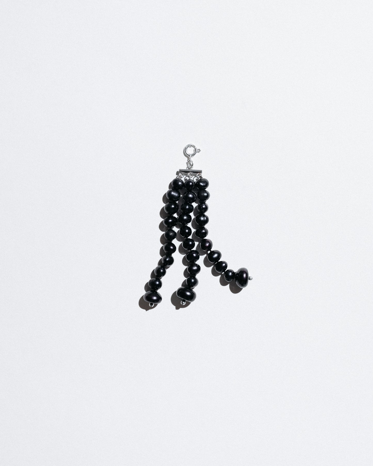 Black Triple Pearl Tassel