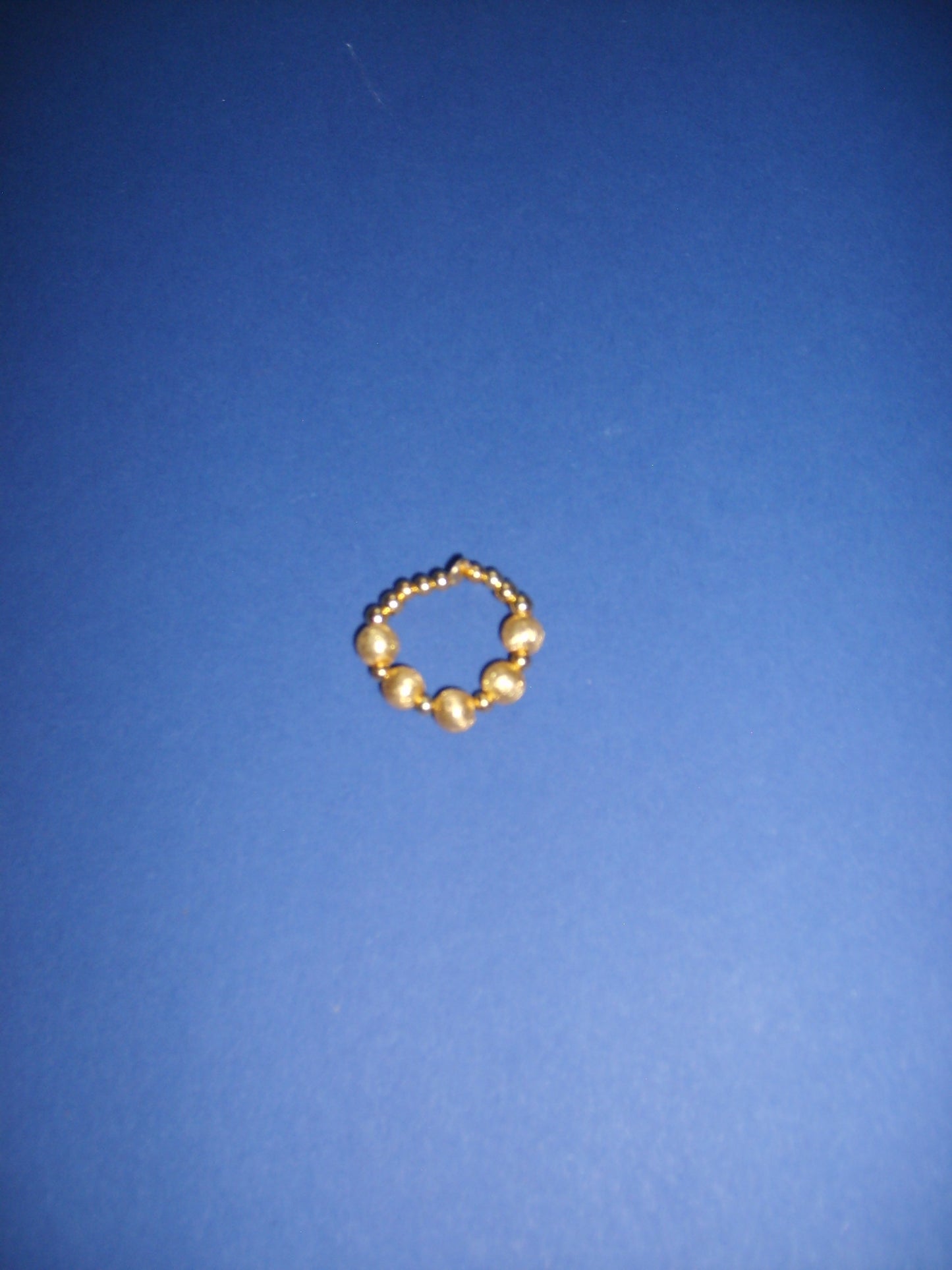 Gold plated ring