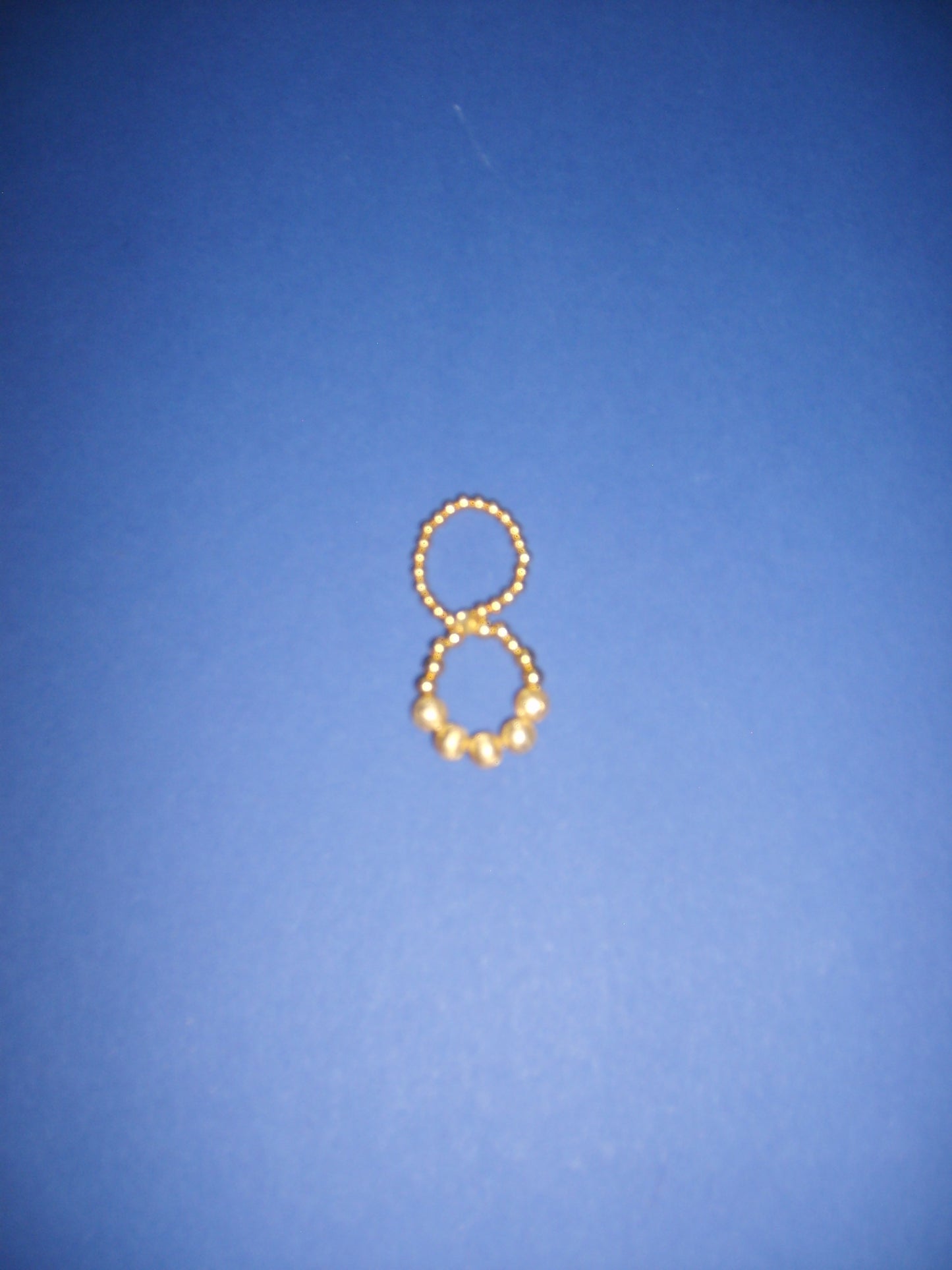 Double gold plated ring