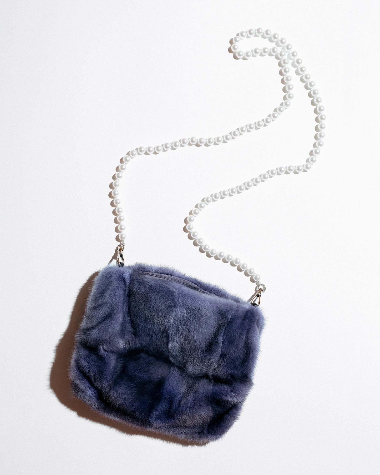 Vintage Mink Pearl Bag