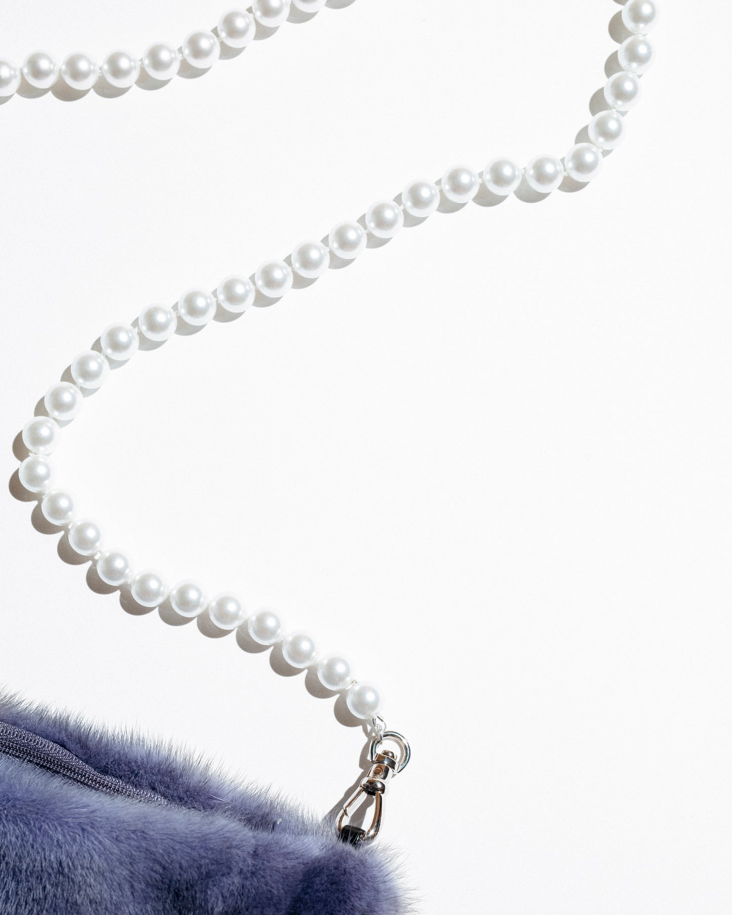 Vintage Mink Pearl Bag