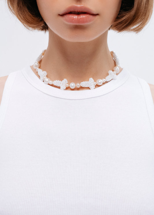 White Dicks Necklace