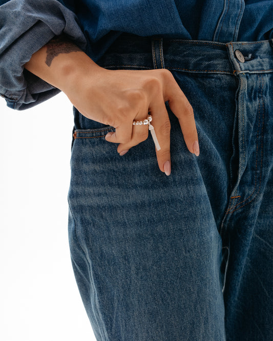 Silver Tassel Ring