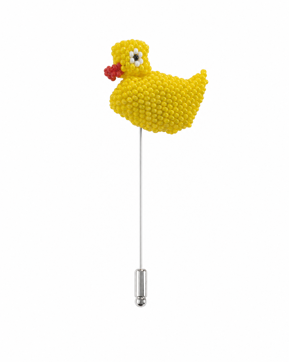 Handcrafted Yellow Duck Stick Pin