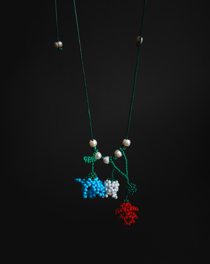 Delicate Spring Bouquet Necklace