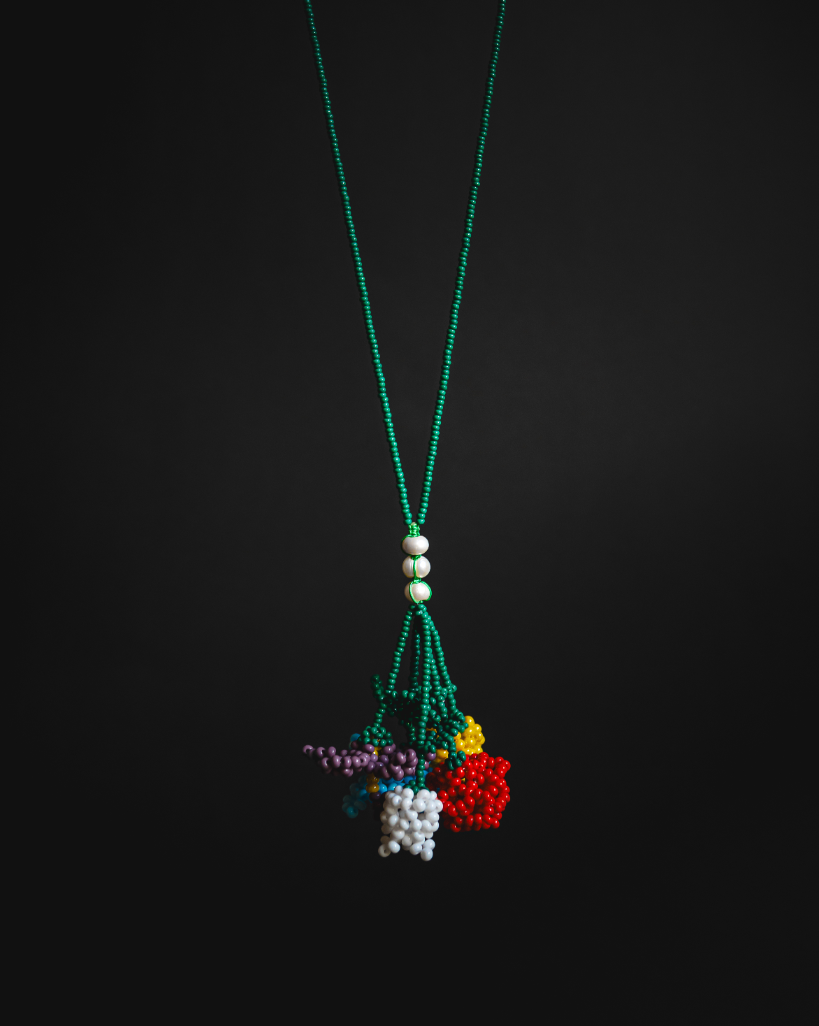Mini Spring Bouquet Necklace
