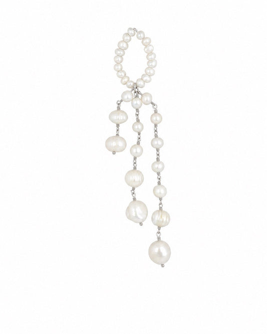 Tassel pearl ring