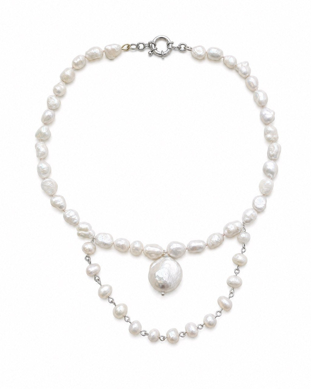 Baroque Pearl Choker Necklace