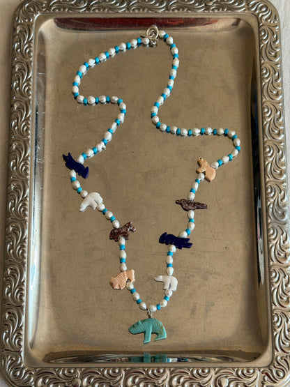 Animals necklace