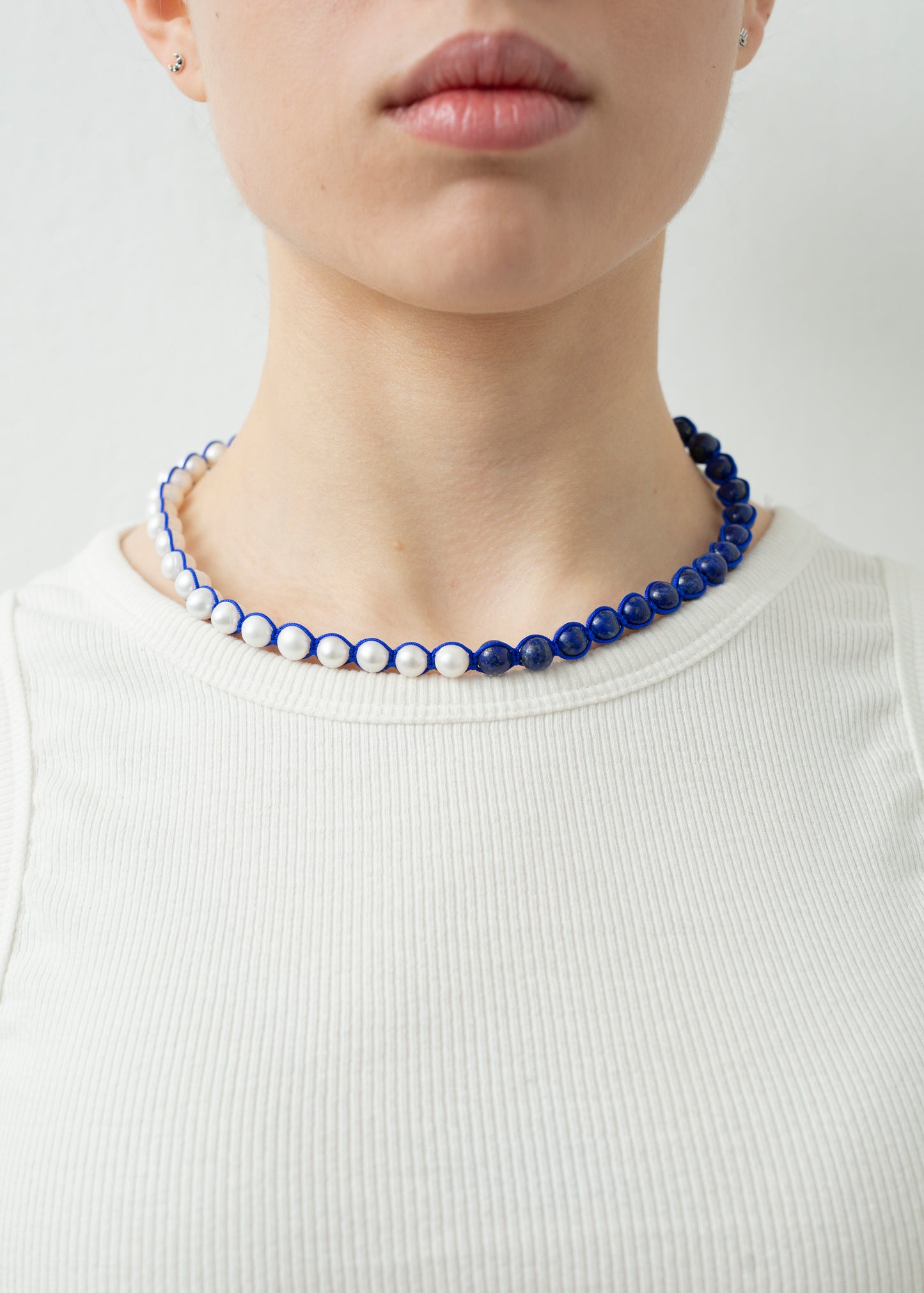 ATIKIM HalfBlue Necklace