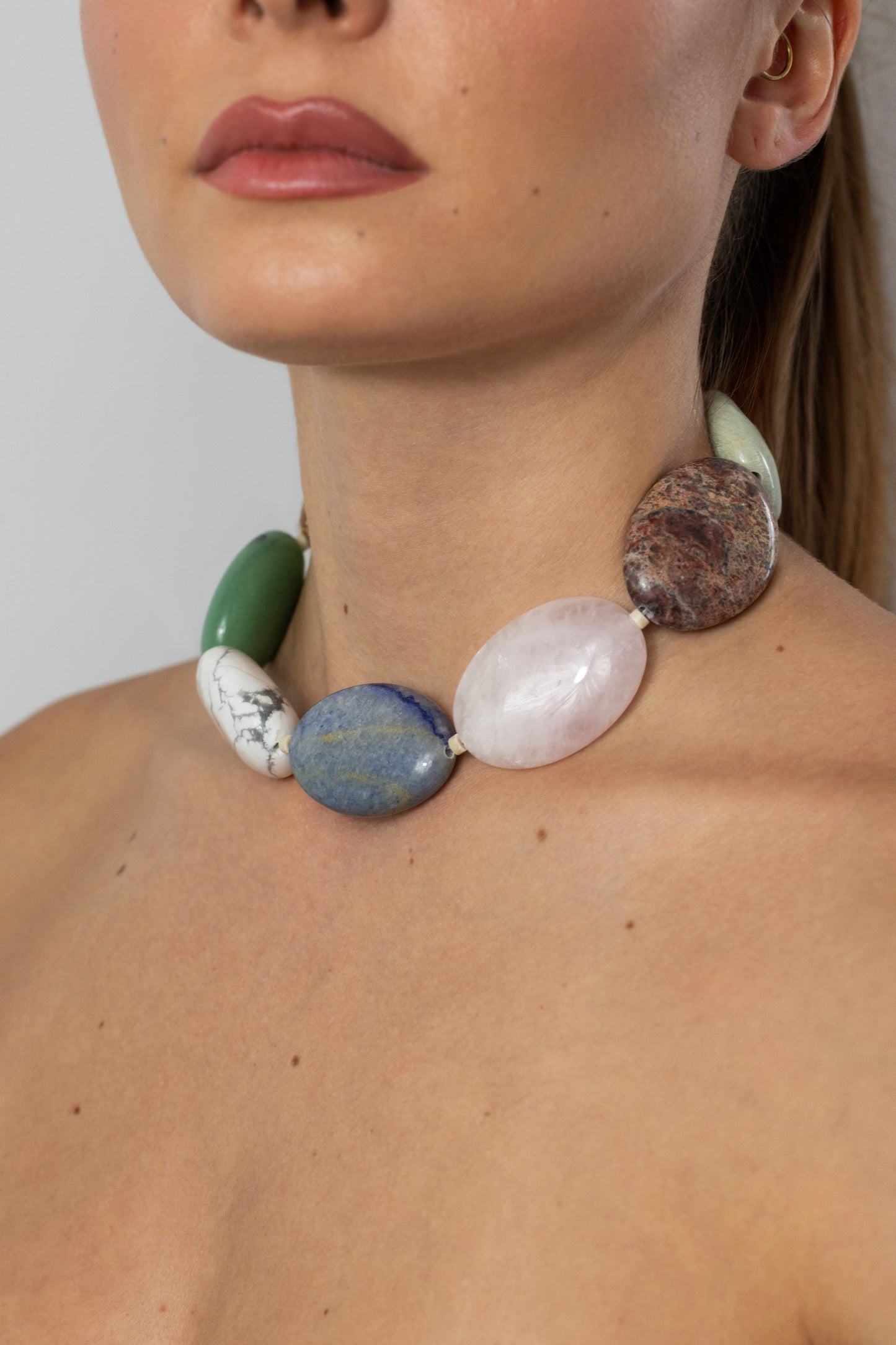 Big stone necklace