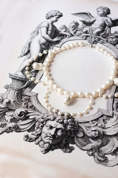 Pearl chandelier