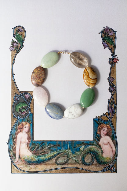 Big stone necklace