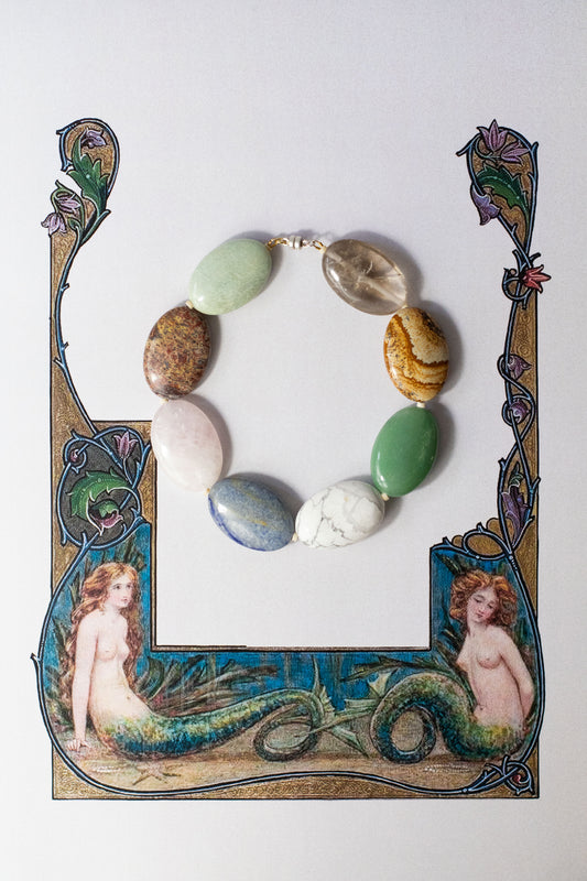 Big stone necklace