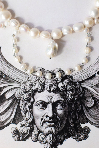 Pearl chandelier