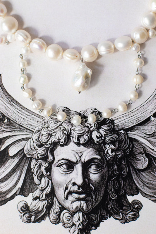 Pearl chandelier