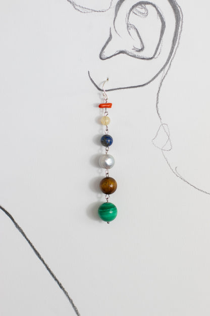Gemstone earrings