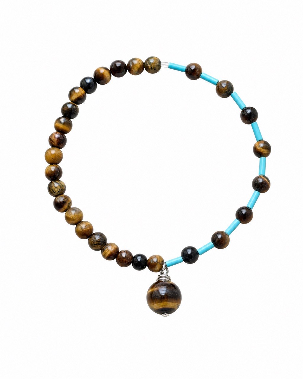 Drop me tiger eye anklet