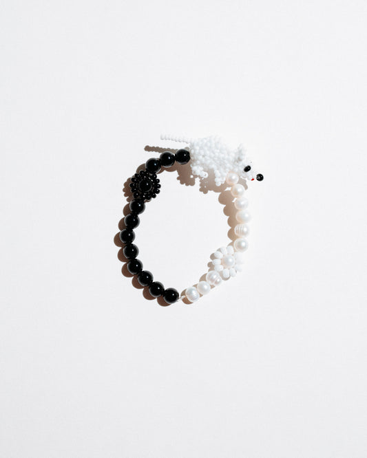 B&W Mouse Bracelet