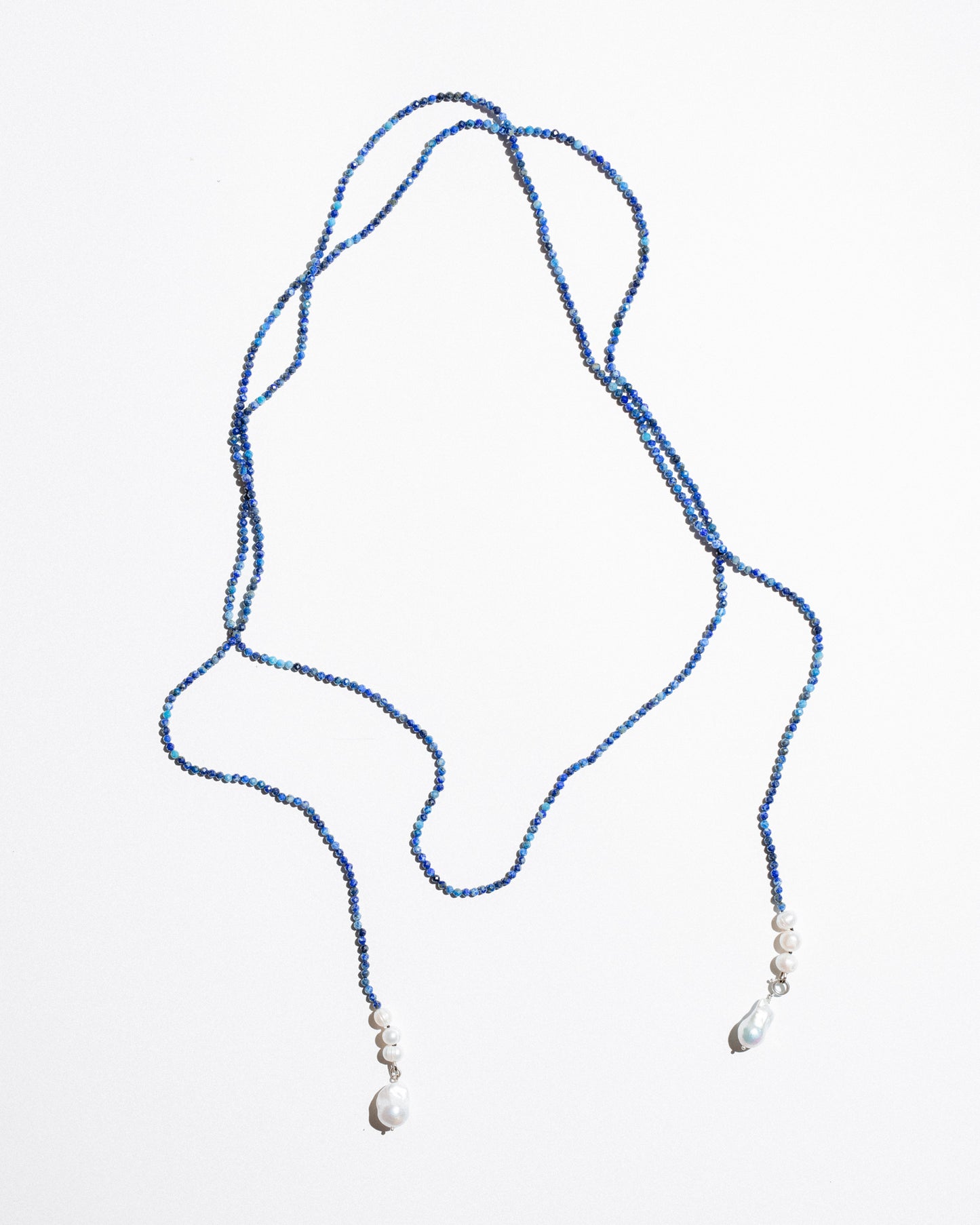 Blue Scarf Necklace