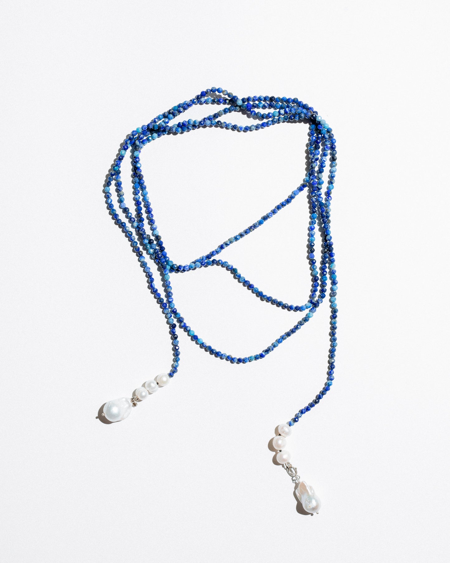 Blue Scarf Necklace