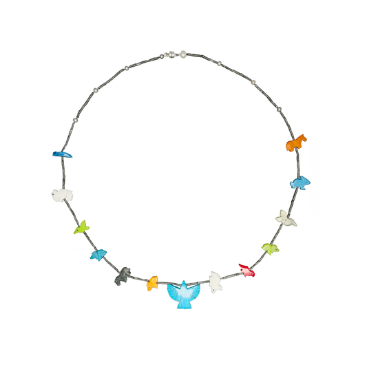 Larvikite Animals Necklace