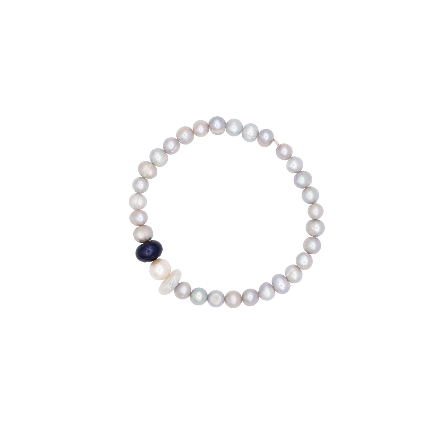 Grey Pearl Anklet