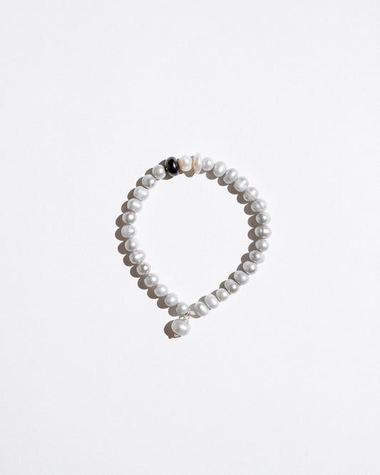 Grey Pearl Anklet