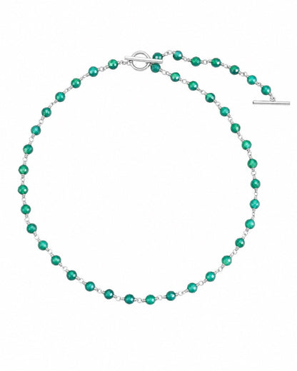 Green Agate rosary