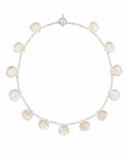 Citrine candy necklace
