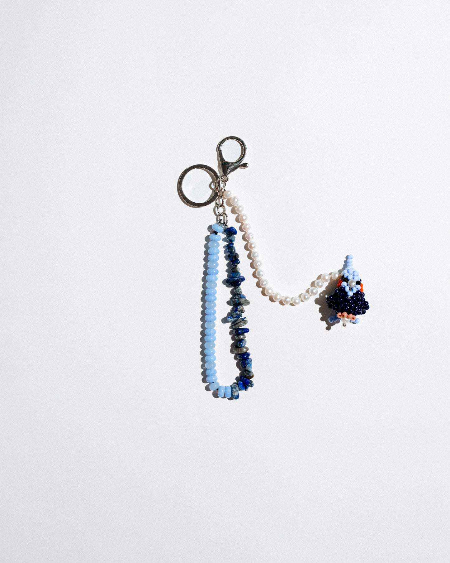 Lapis Bird Key-Ring