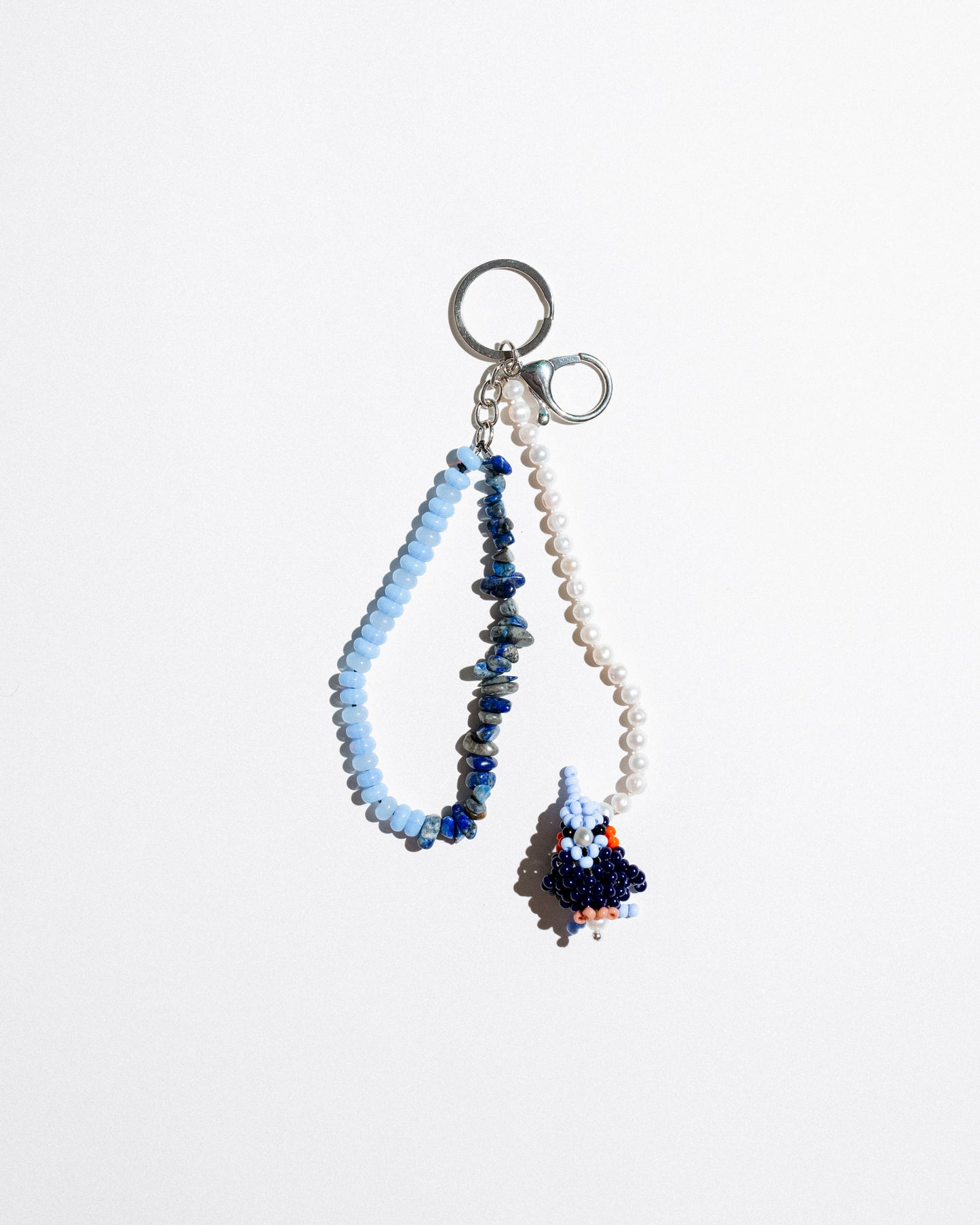 Lapis Bird Key-Ring