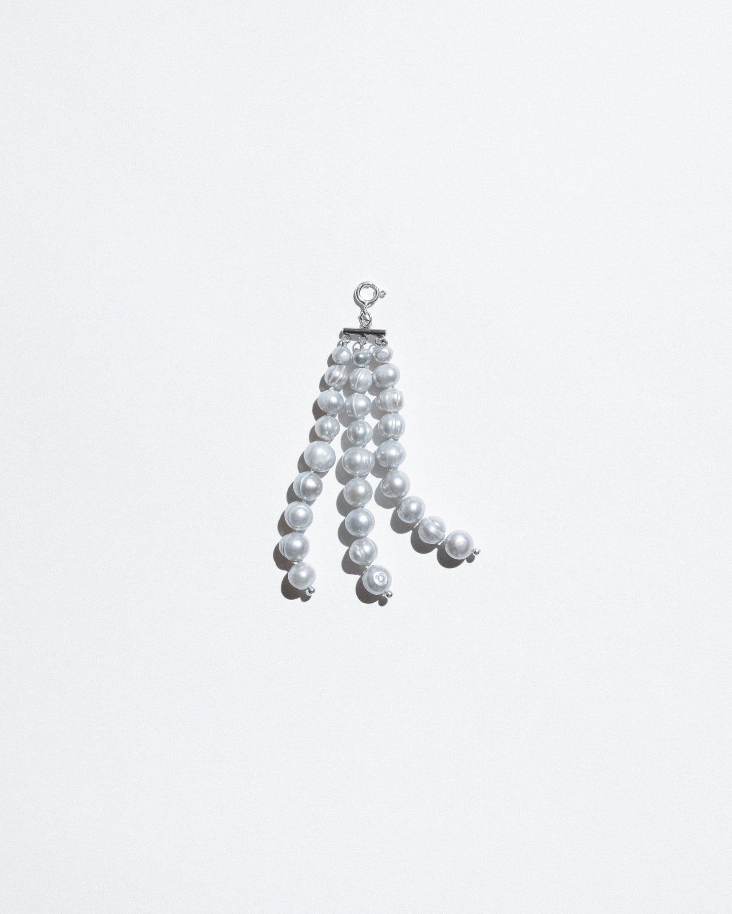 White Triple Pearl Tassel