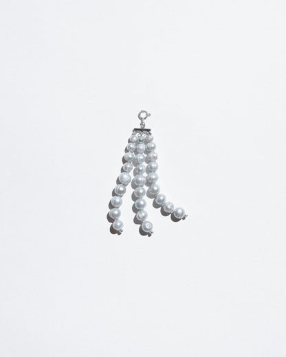 White Triple Pearl Tassel
