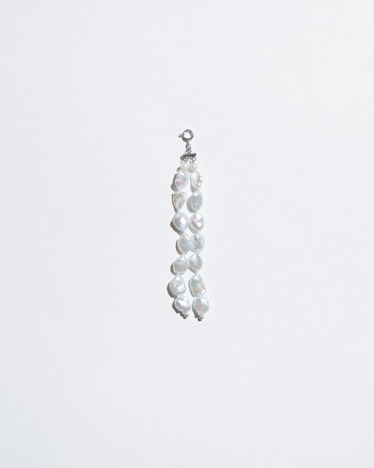 White Double Pearl Tassel