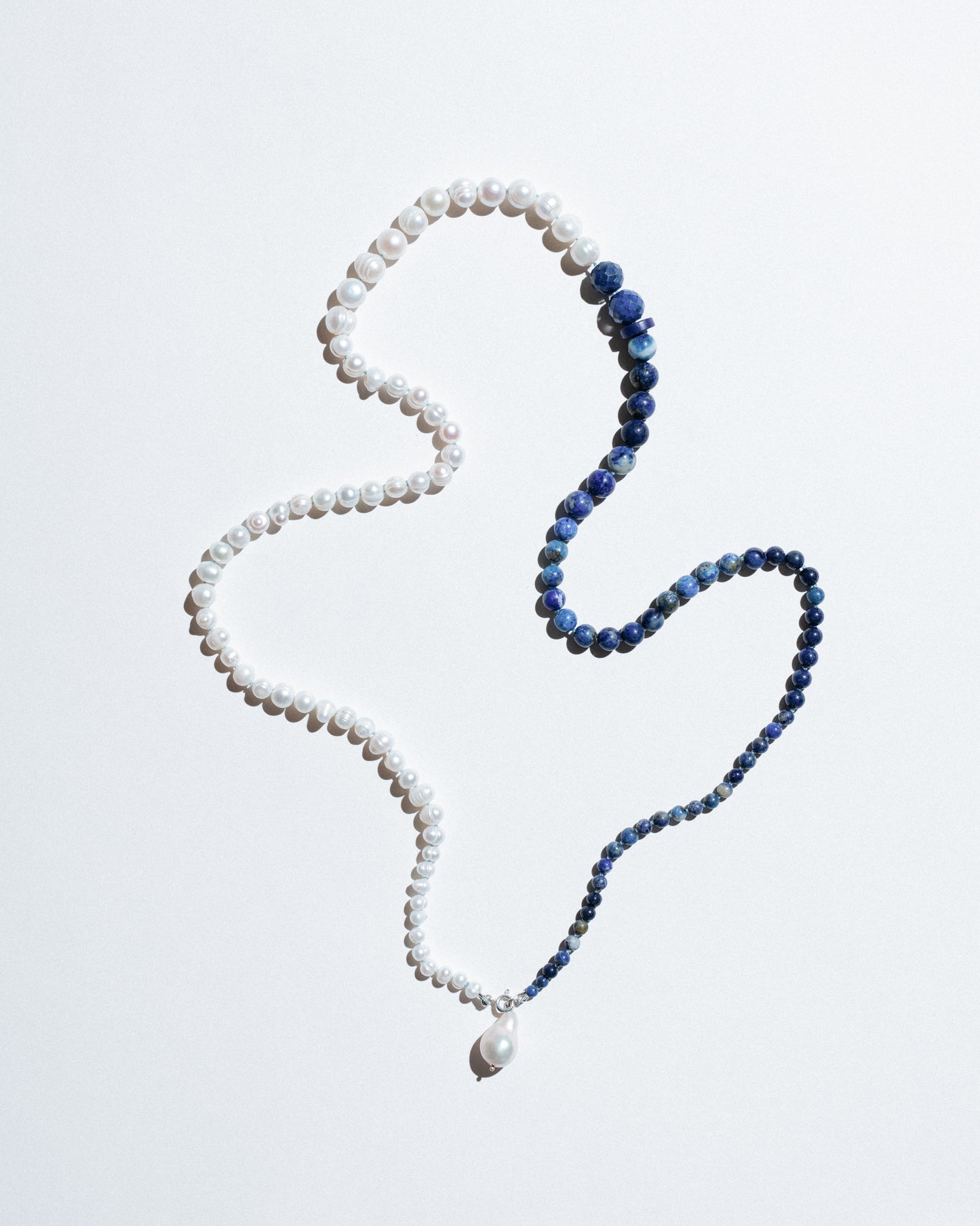 Lapis Lazuli and Pearl Necklace