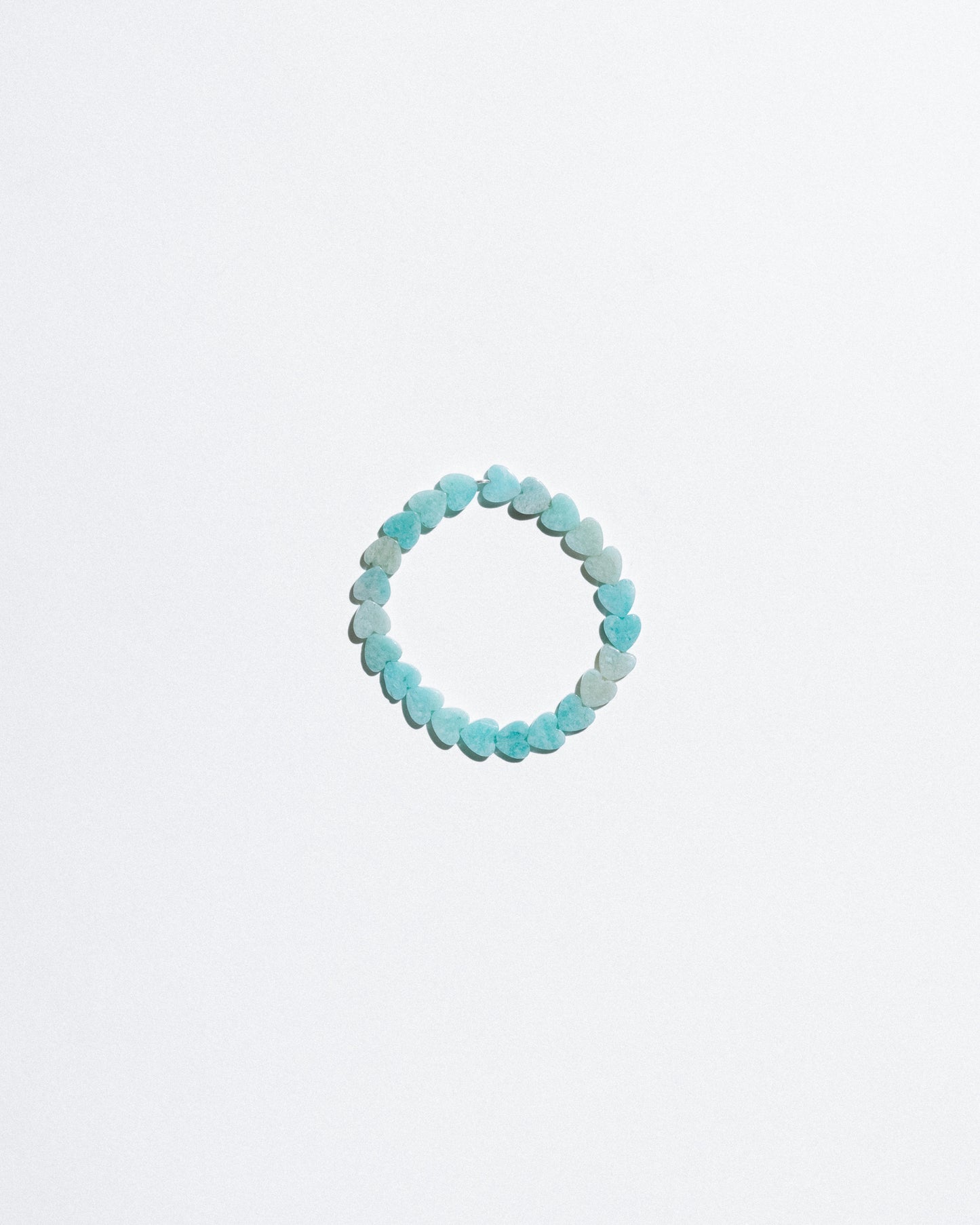 Medium Amazonite Heart Bracelet