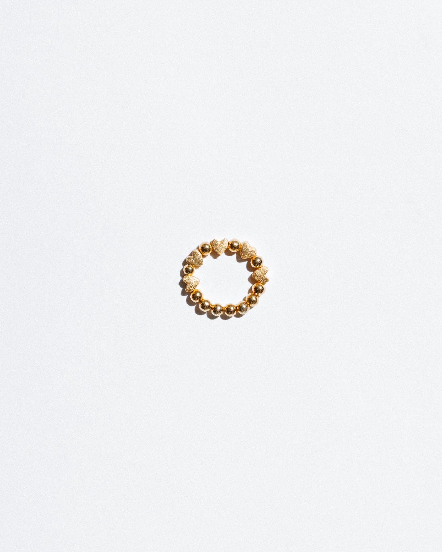 Gold Hearts Ring