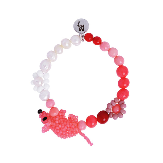 Coral Mouse Bracelet