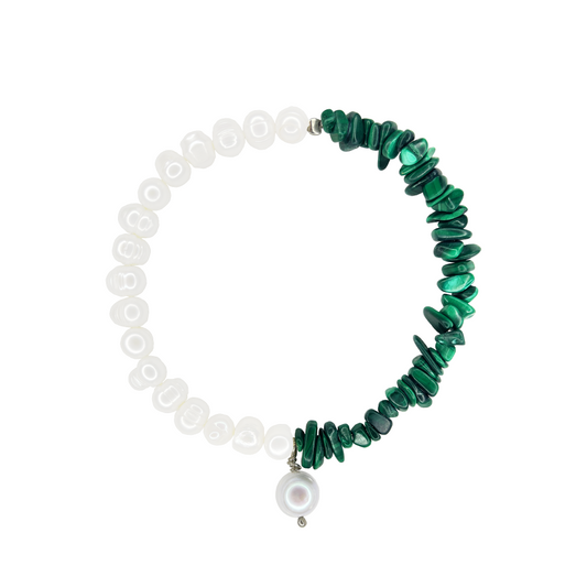 Half-Malachite Anklet