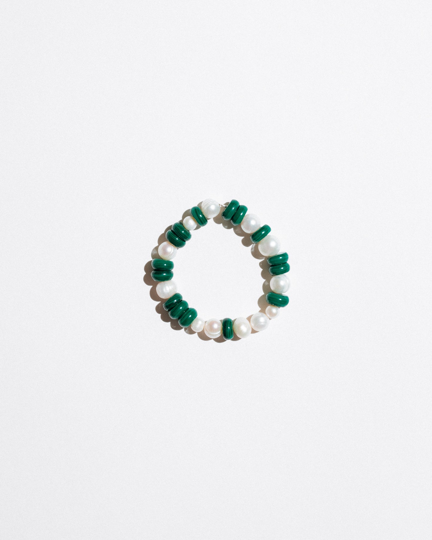 Malachite&Pearl Bracelet