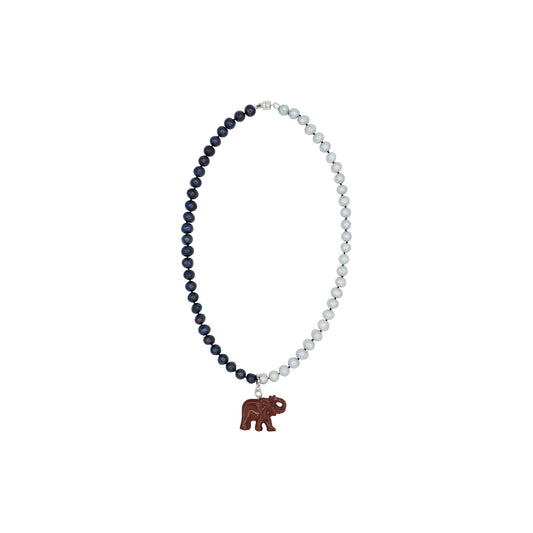 Mixed Elephant Necklace