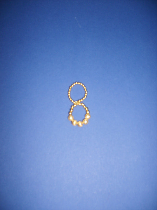 Double gold plated ring