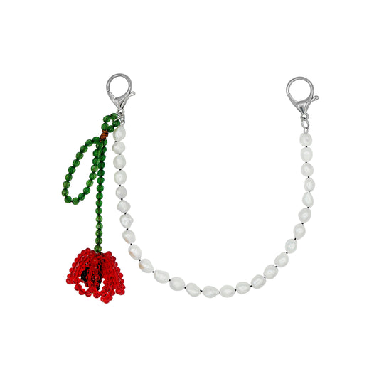 Scarlet Flower Key-Ring