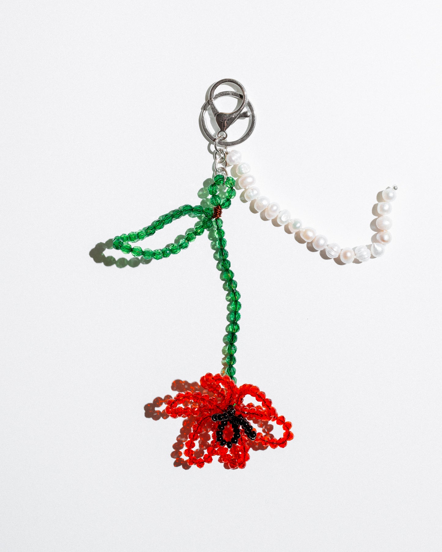 Scarlet Flower Key-Ring