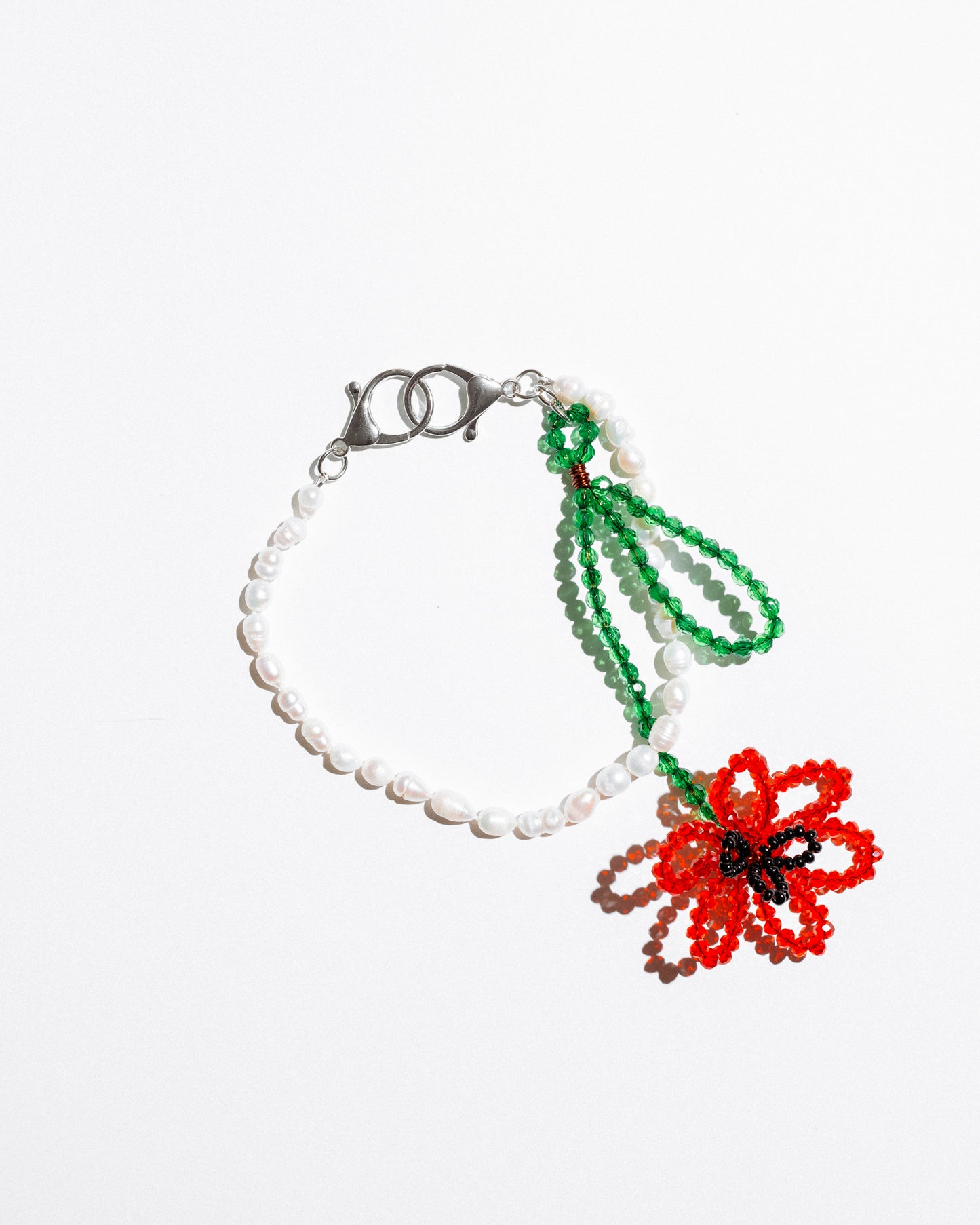 Scarlet Flower Key-Ring